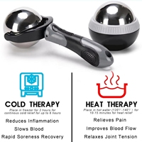 Kit de rouleaux de massage sphériques en acier inoxydable pour thérapie chaude et froide, soulagement des douleurs musculaires profondes, vente en gros