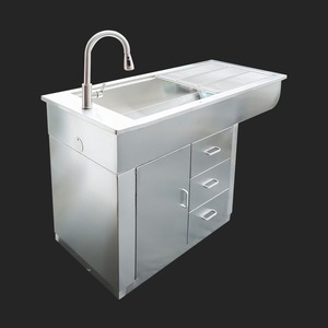 Table d'opération vétérinaire en acier inoxydable 304 avec tiroir pour animaux de laboratoire et table de diagnostic - Product Image 5