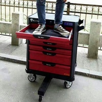 Chariot à outils de haute qualité avec tiroirs, en acier laminé à froid, pour atelier de réparation automobile, armoire à outils d'artisan, boîtes de rangement de garage