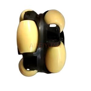 ลูกกลิ้งไนลอนขนาดเล็กเคลื่อนไหวรอบทิศทาง360 ° ล้อทำจากยางขนาดต่างๆ - Product Image 2