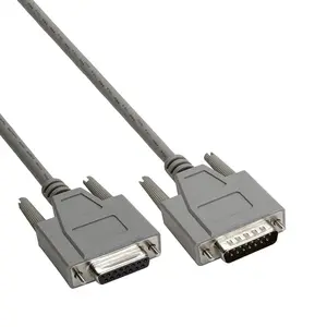 HDB15 DB15 Two Rows Connectors Male to Female Extension Cable for Monitor/Display