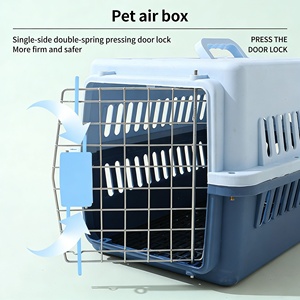 Cage de transport pour animaux de compagnie de grande taille (chats et chiens) – Boîte de transport aérien respirante et portable pour animaux – Vente chaude - Product Image 3