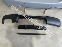 XLstyling Eksterior Mobil untuk BMW 3 Series E90 LCI 09-11 MT M-sport Bodykit dengan Diffuser Belakang