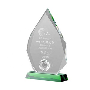 Nouveau design blanc clair cristal verre trophée plaque sport jeux événements prix top ventes champion trophée prix - Product Image 5