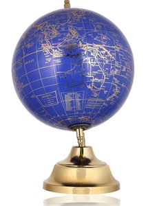Desktop Armillary <b>Globe</b> <b>Rotating</b> Brass Polish Aluminum Base Office Home Decoration Handmade Digital Printing Decorative <b>Globe</b> - Product Image 2