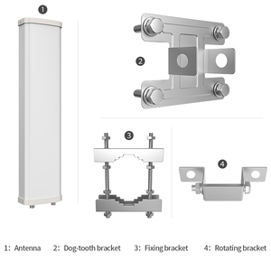 Antennes pour réseau sans fil, son propre appareil à double zone - Product Image 4