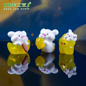 Jouets en peluche Weijin et Space Star Moon Puppy, accessoires suspendus décoratifs mignons de bricolage, micro-paysage bureau Smal - Product Image 4