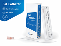 Cathéter vétérinaire pour chat XY-MMDLG01, stérile EO, usage unique, 2.5Fr 3Fr 4Fr, tube PA PEBAX certifié CE pour soins urinaires félin