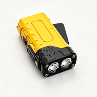 Lampe torche LED d'urgence étanche à pression manuelle avec batterie 18650