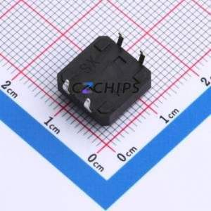 TS015-CBW1FH5.5 Tactile Switch Through hole-4P,12x12mm Switch Single Pole Single Throw Round Button 2.5N Through Hole - Product Image 2