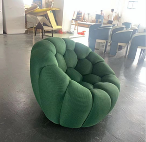 Sillón de <span class=keywords><strong>Espuma</strong></span> con Forma de Balón de Fútbol para Sala de Estar de Hotel Moderno, Sofá Individual para Dormitorio o Apartamento - Product Image 4