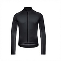 Maillot de cyclisme personnalisé pour homme en polyester, manches longues, respirant, séchage rapide, tissu léger et anti-humidité