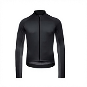 Maillot de cyclisme personnalisé pour homme en polyester, manches longues, respirant, séchage rapide, tissu léger et anti-humidité - Product Image 1