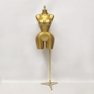 Mannequins féminins <span class=keywords><strong>grande</strong></span> <span class=keywords><strong>taille</strong></span>, présentoirs de mannequins mi-corps avec de larges hanches et des tailles fines pour la vitrine de magasin de vêtements. - Product Image 2