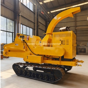 Cippatrice Diesel Semovente Cingolata, Commercio Sicuro, Trituratore di Legno e Rami Completamente Automatico - Product Image 4