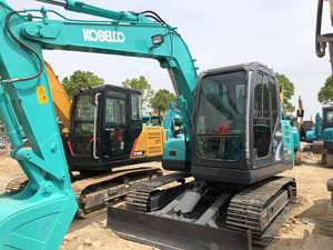 Escavatore Cingolato Idraulico Usato <span class=keywords><strong>Kobelco</strong></span> Sk75-8 da 7 Tonnellate con Poche Ore di Lavoro, Certificato EPA, con Pollice Meccanico Incluso - Product Image 3