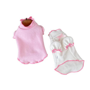 Sudadera con Capucha de Cuello Alto para Perros y Gatos, Estilo Princesa, con Mangas Abullonadas, Ropa para Mascotas, Otoño e Invierno - Product Image 1