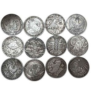 Pièces de Défi de Collection Antiques Personnalisées Pas Cher avec Logo de Pirate Design 3D en Métal Découpé Laiton Fer pour Souvenirs et Cadeaux - Product Image 6