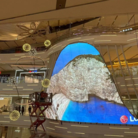Affichage LED transparent adhésif TOPLED P5 Crystal Flexible pour compteur numérique, affichage cosmétique et publicité