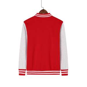 Veste de baseball décontractée d'hiver à boutons avec broderie 3D en tissu mousseline 100 % coton, logo personnalisable sur le devant, commande en gros - Product Image 2