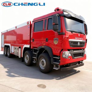 Large-Capacity Heavy-Duty 25T 8X4 HOWO Fire Suppression Truck with Big Water Tank & Fire Cannon - Product Image 3