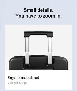 Özel Tasarım Lüks Valiz Unisex 4 Tekerlekli PC Spinner Valiz Çok Fonksiyonlu Kabin Boy Valiz Alüminyum Çerçeveli Seyahat Valizi - Product Image 6