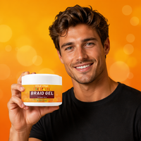 Pomata Biologica Professionale a Tenuta Forte e Asciugatura Rapida per Trecce/Dreadlock/Extension - Formula all'Olio di Argan