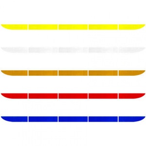 Décoration de pare-chocs arrière de voiture Avertissement de sécurité Autocollant réfléchissant Véhicule Bicyclette Moto Décalcomanies universelles à coller - Product Image 1