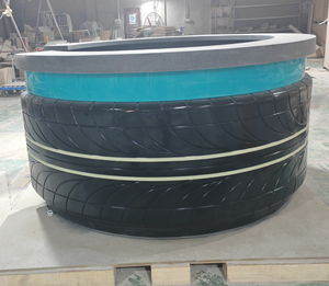 Sang Trọng Cong Vòng Bàn Tiếp Tân Cho Văn Phòng Salon Spa Cửa Hàng Vẻ Đẹp Khu Vực-Cho Trung Tâm Mua Sắm Quầy Lễ Tân Với Bền Khung Thép Không Gỉ - Product Image 4