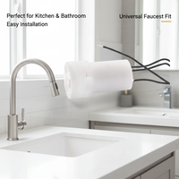Générateur hydroélectrique à débit d'eau pour lumière de robinet LED 6V, capteur de température, étanche, alimenté par l'eau, OEM, pour robinet de cuisine et salle de bain