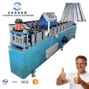 Machine automatique de formage à froid de profilés pour rayonnages AS/RS avec PLC, boîte de vitesses et roulement - Product Image 1