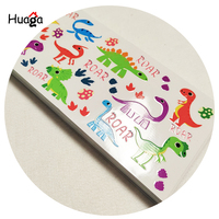 Autocollants thermocollants Huaga UV pour transfert, imperméables, lavables, pour gobelets, taille personnalisée, motif dessin animé, plastisol, plastique