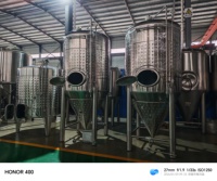 Cuve de fermentation de vin en acier inoxydable de 2500 L, cuve de stockage de vin rouge industrielle avec chemise de refroidissement et trappe d'accès