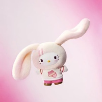 Charmes de poupées en peluche de célébrités, jouets en peluche en coton PVC, jouets animaux tendance, poupées de personnages, boîtes à surprises pour porte-clés, 4 pièces/ensemble