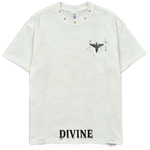 T-shirt léger 150 GSM pour homme, coupe ample, effet délavé, impression DTG, respirant - Product Image 1
