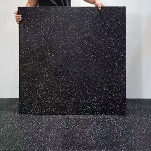 미끄럼 방지 충격 흡수 실내 야외 체육관 고무 매트 SBR + EPDM 소재 Henghui 스포츠 브랜드 Shore35 경도 - Product Image 1