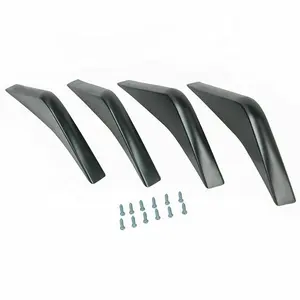 Template 4x Rear Diffuse Add On Air Flow Fins for Chevy Corvette C7 14-19