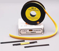 HongDun HD-M Strip Penanda Kabel Nilon Hitam Tahan Api 94v-2 65-180MM Panjang Dapat Disesuaikan Label Kabel