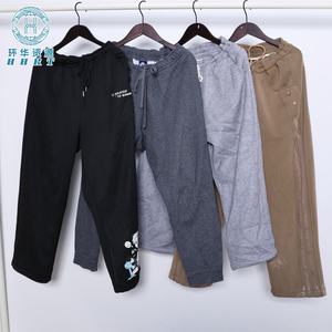 批发廉价二手棉质运动裤男女款多种款式舒适库存起订量100公斤厂家直销 - Product Image 4