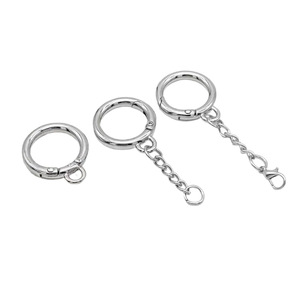 Metal Keyrings Lobster Platter Set Keychain Split Ring Keyfob Key Holder Rings DIY Key Chains Accessories