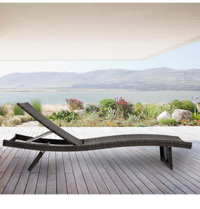 Meubles de patio Acier Rotin/Osier <span class=keywords><strong>Chaise</strong></span> <span class=keywords><strong>Longue</strong></span> Jardin Loisirs Offre Spéciale Moderne Dossier Réglable <span class=keywords><strong>Chaise</strong></span> <span class=keywords><strong>Longue</strong></span> - Product Image 5