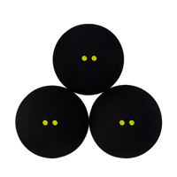 Balle de squash professionnelle en caoutchouc à double point jaune 39 mm, compétition, ultra-lente, faible rebond, haute performance, avancée