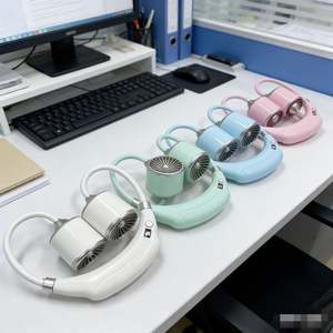 Ventilador de Cuello Portátil de Plástico ABS con Diseño de Capibara, de Alta Calidad, con Carga USB, Marca Goldkyrin, Venta al Por Mayor - Product Image 5