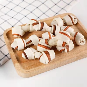 กระดูกแบบผูกปมสองสีขนมสุนัขเคี้ยวแบบออร์แกนิกเพื่อสุขภาพ - Product Image 4
