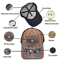 Gorra de Béisbol Unisex con Logotipo Metálico 3D, Estampado en Serigrafía, Estilo Casual, de Mezclilla, para Pesca y Playa