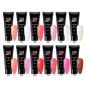 BIN Vente Chaude 15g Tube Emballage Poly Nail <span class=keywords><strong>Gel</strong></span> avec Différentes Couleurs pour Nail Art - Product Image 3