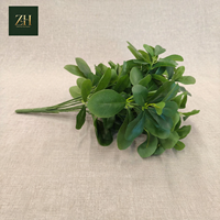 Bouquet de verdure artificielle 6 tiges, fausses feuilles en plastique pour arche de mariage, mur floral, centre de table, événement