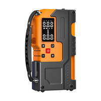 Powerful 8000mah 10000mah 12000mah Battery Jump Stater & Tire Inflation Digital Tire Inflators Air Compressors Air Pump