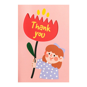 Carte de remerciement personnalisée, simple, mignonne, écologique, pliable, en papier recyclé, pour Pâques, Thanksgiving, anniversaire, Noël, anniversaire de <span class=keywords><strong>mariage</strong></span>, Fête des Enseignants - Product Image 1