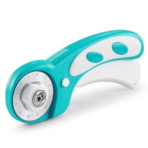 Cortador rotatorio <span class=keywords><strong>de</strong></span> 45mm, cortador rodante con mango ergonómico con bloqueo <span class=keywords><strong>de</strong></span> <span class=keywords><strong>seguridad</strong></span> para tela, cuero, manualidades, costura, acolchado - Product Image 2